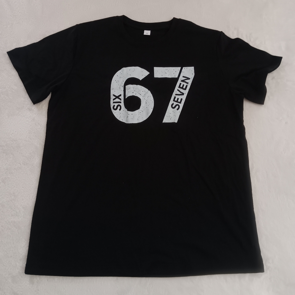 Black Graphic '67' Men’s T-Shirt